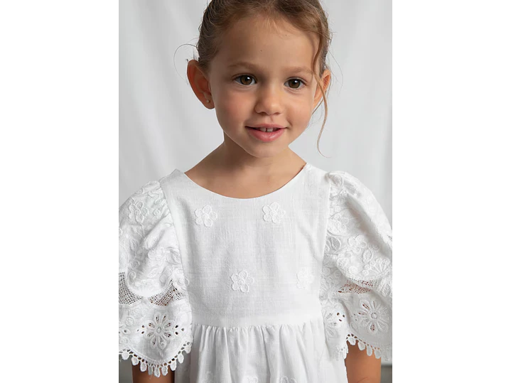 Vestido Mayoral Blanco  3