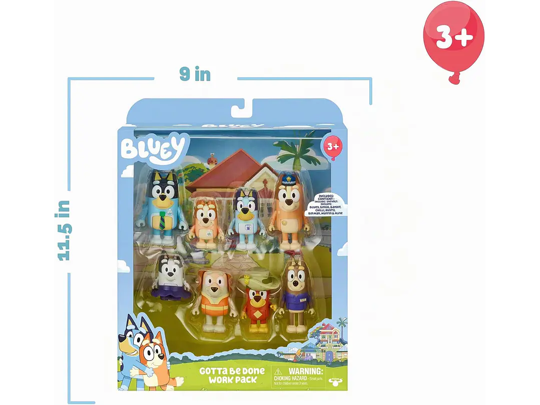  Bluey - Paquete de 8 figuras de aventura 4