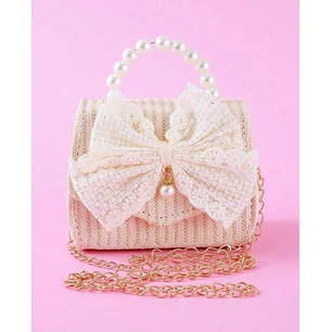Bolso Beige Encaje