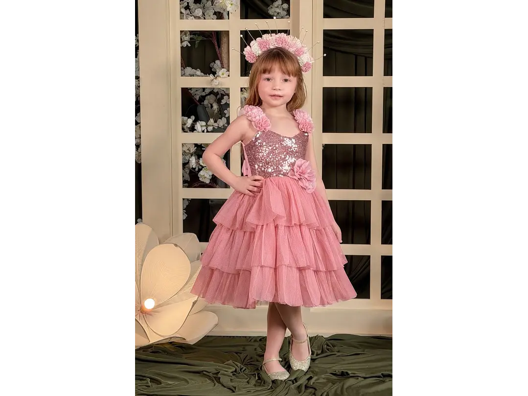 Vestido Valentina Rosa 1