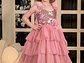 Vestido Valentina Rosa - Miniatura 1