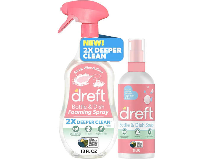 Dreft Espray Espumoso Para Limpiar Biberones Y Platos  21 Onzas 1