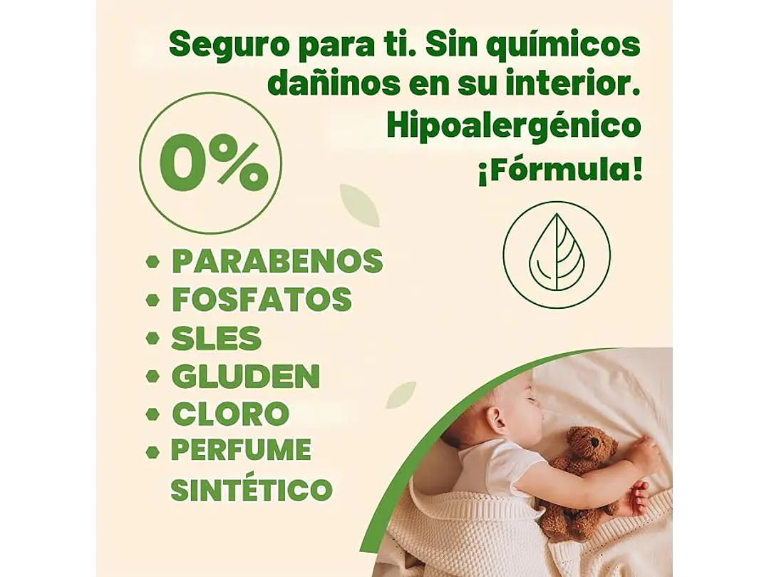 Jabón para biberones, limpiador de pezones Organico 4