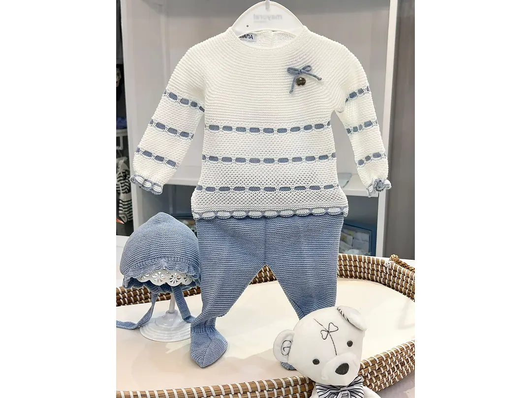 Primera Puesta Española Blanco -Azul 3M 1