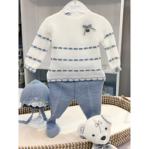Primera Puesta Española Blanco -Azul 3M