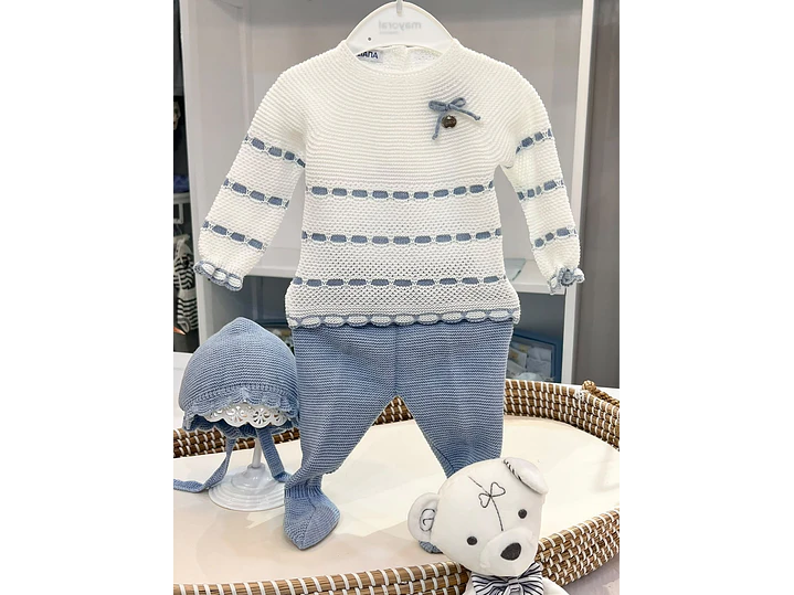 Primera Puesta Española Blanco -Azul 3M 1