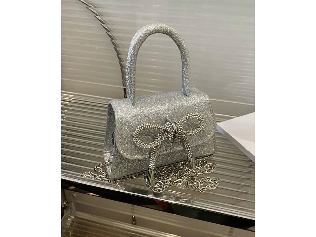 Bolso Fashionista Plateado  1