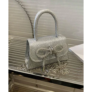 Bolso Fashionista Plateado 