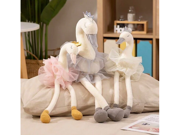 Muñeco De Apego Cisne Rosa  1