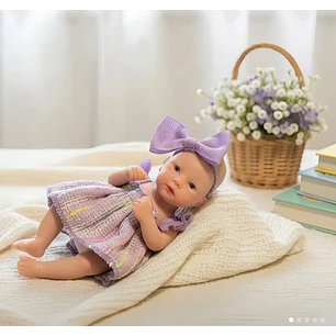 Muñeca de bebé Reborn de silicona de 16Cm suave al tacto