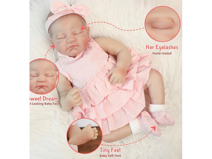 Muñecas de bebé Reborn – Muñeca de bebé 50Cm 4
