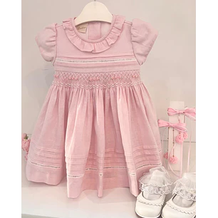 Vestido Nido De Abeja Lina