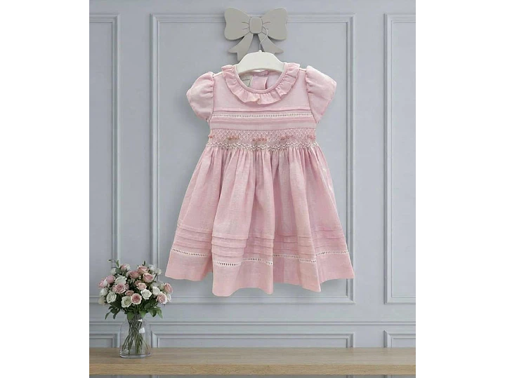 Vestido Nido De Abeja Lina 3
