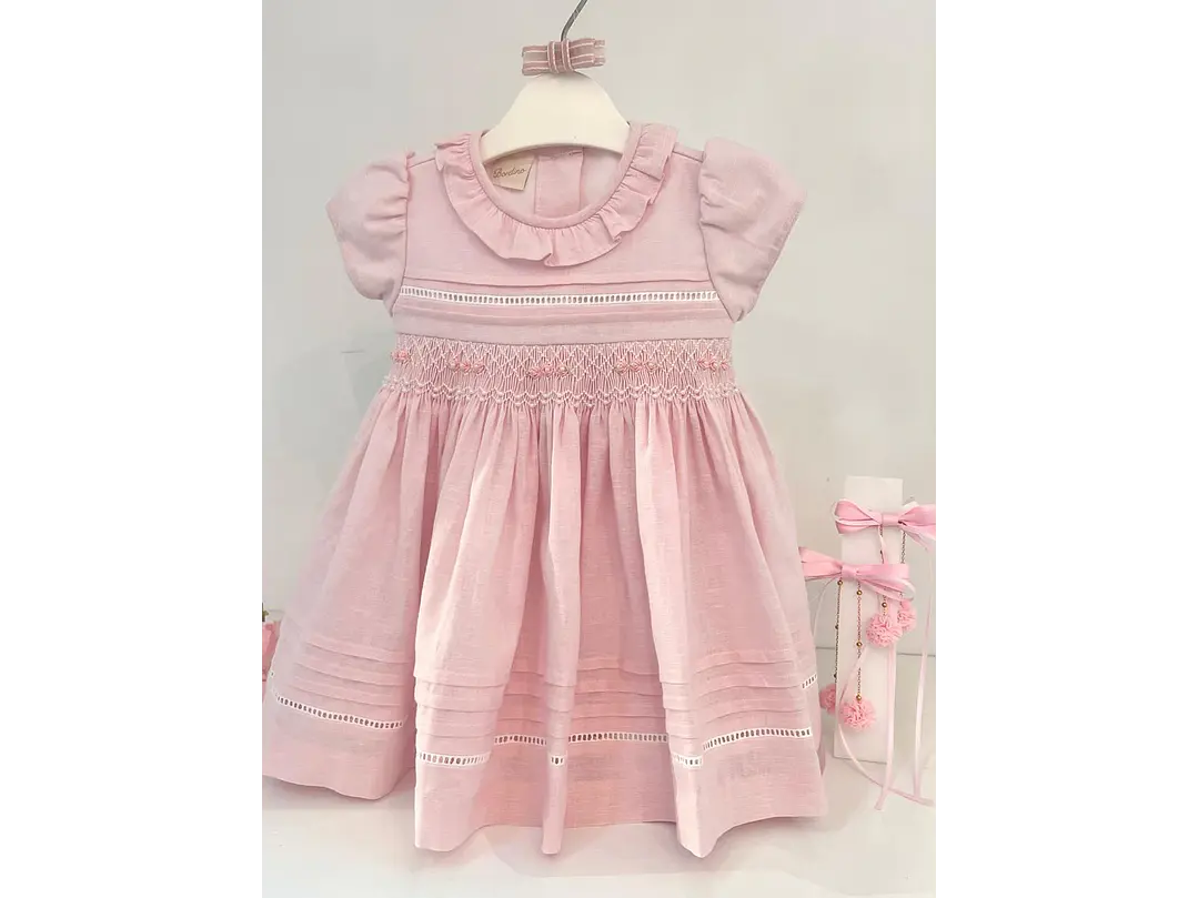 Vestido Nido De Abeja Lina 5
