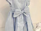 Vestido Nido Abeja Celeste - Miniatura 4