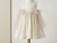 Vestido Romantico Español Fiorella Tull Rosa Palo - Miniatura 3