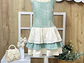 Vestido Grazziani Verde Beige - Miniatura 1