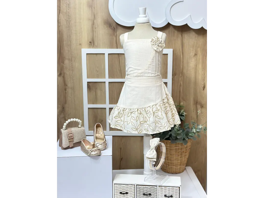 Set Grazziani  Beige Dorado 1
