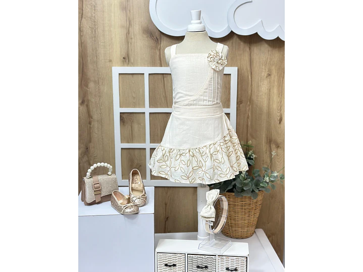 Set Grazziani  Beige Dorado 1