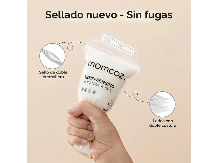 Momcozy Bolsas De Almacenamiento De Leche Materna X 50 Unidad 2
