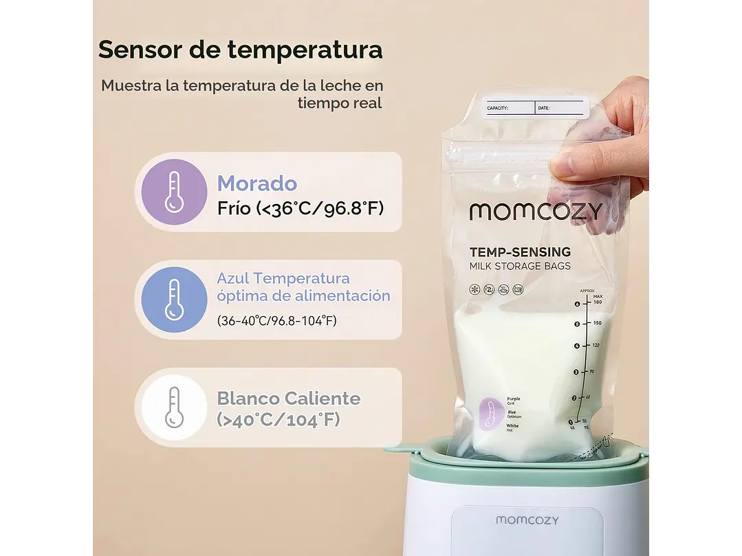Momcozy Bolsas De Almacenamiento De Leche Materna X 50 Unidad 3