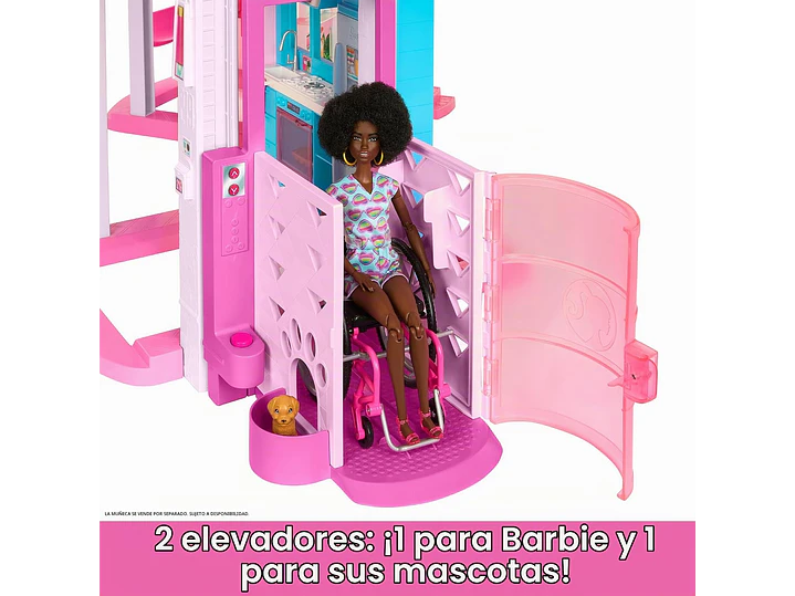  Barbie Juego de casa de muñecas Dreamhouse y 3