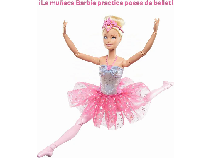 Barbie Dreamtopia Twinkle Lights - Muñeca Bailarina Con Cabello Rubio  5