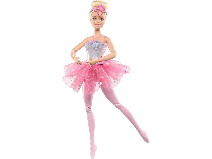 Barbie Dreamtopia Twinkle Lights - Muñeca Bailarina Con Cabello Rubio  3