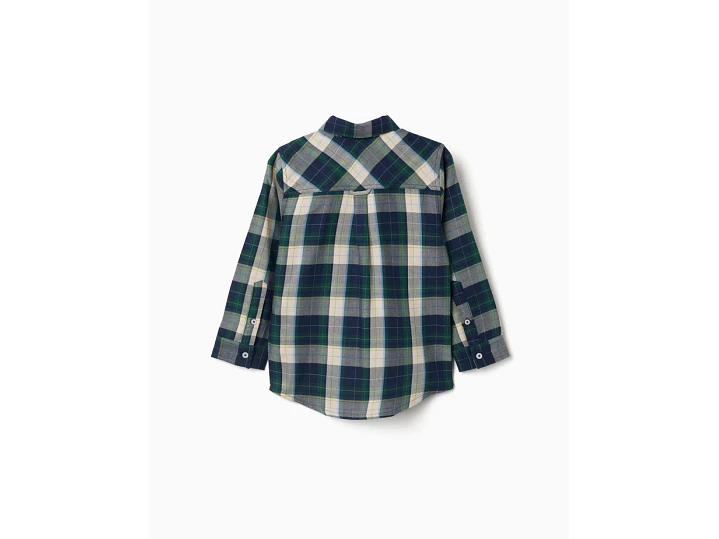 Camisa De Manga Larga A Cuadros Zippy 2