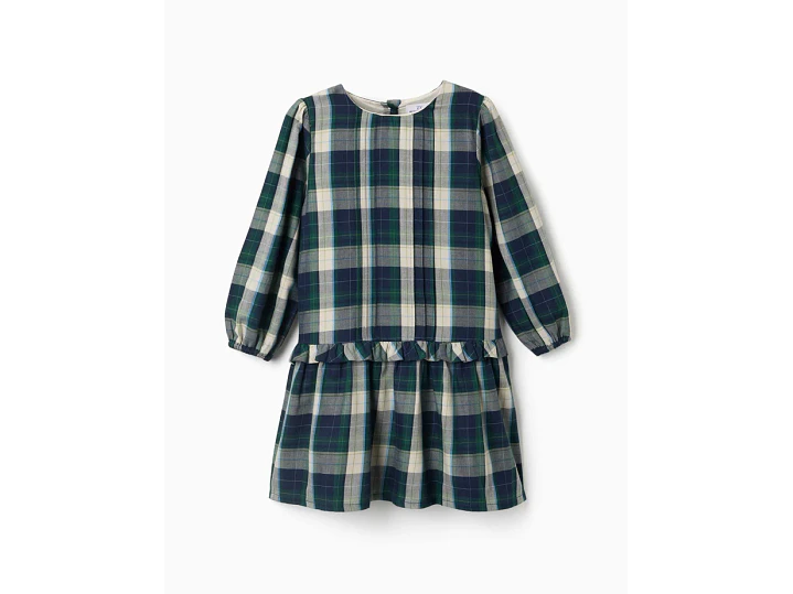 Vestido De Algodon Cuadro Zippy  1