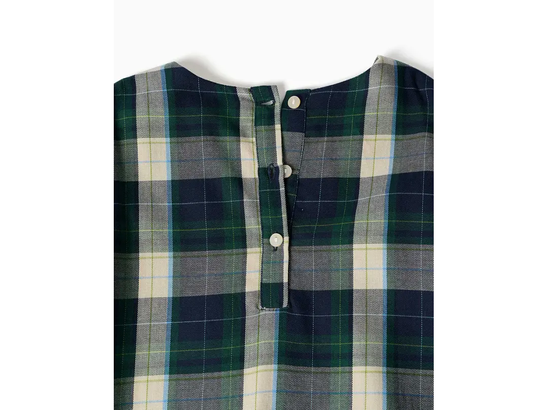 Vestido De Algodon Cuadro Zippy  4