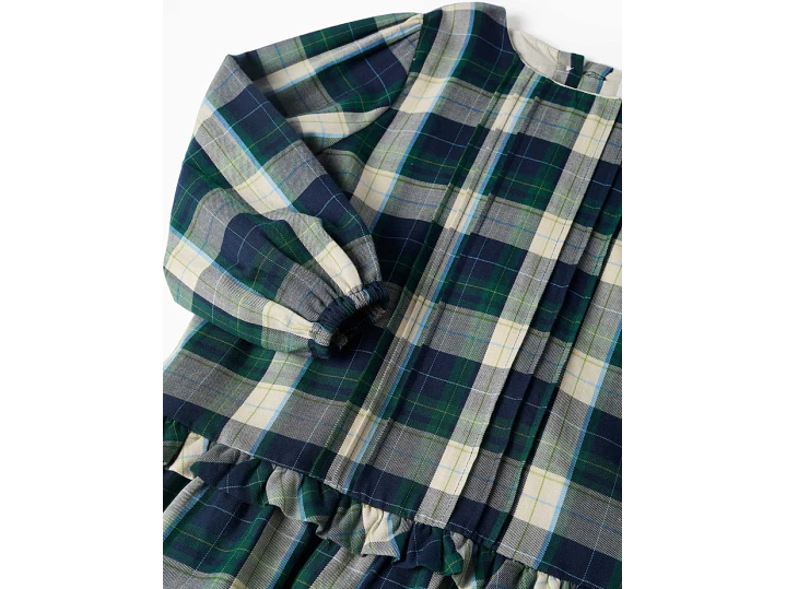 Vestido De Algodon Cuadro Zippy  3