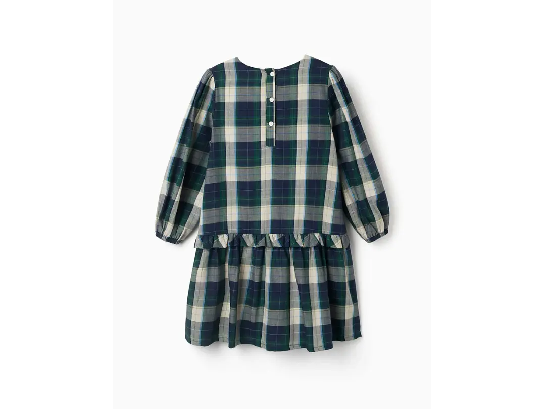 Vestido De Algodon Cuadro Zippy  2