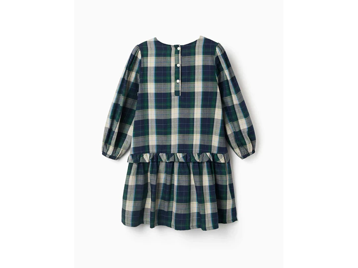 Vestido De Algodon Cuadro Zippy  2