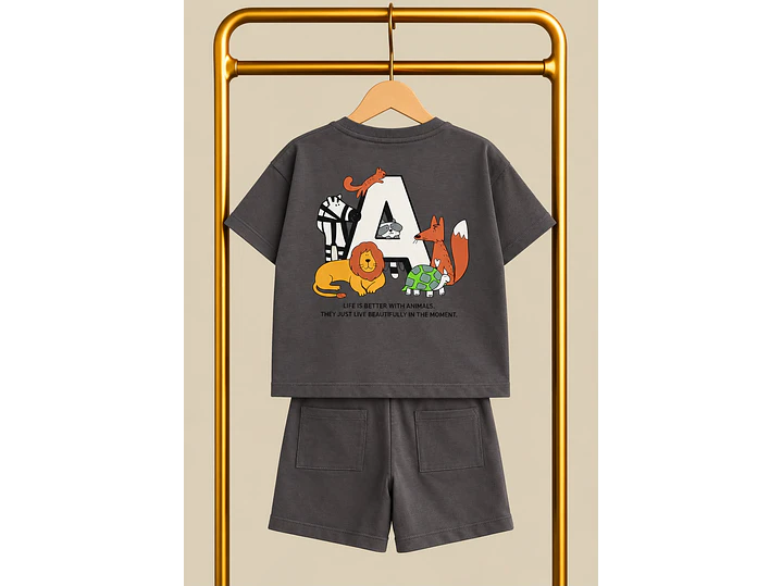 Set Lucas Gris  2