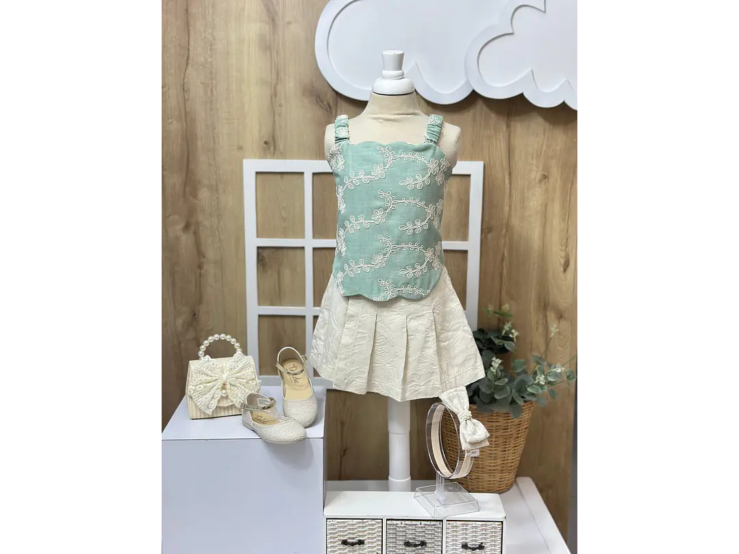 Set Grazziani Verde Beige  1