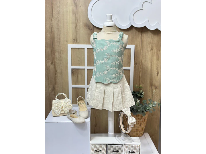 Set Grazziani Verde Beige  1