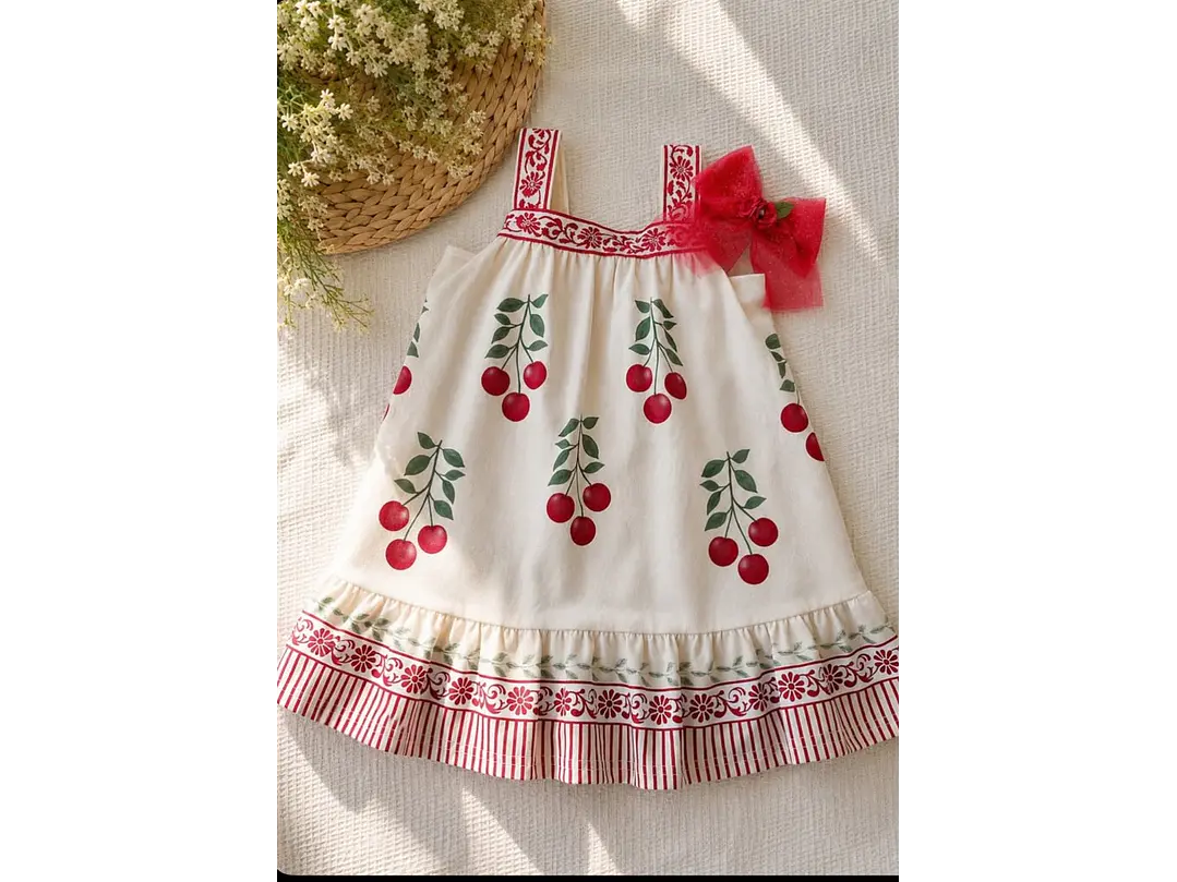 Vestido Rojo Cereza  4