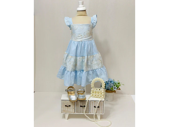 Vestido Grazziani 6300 Azul  1