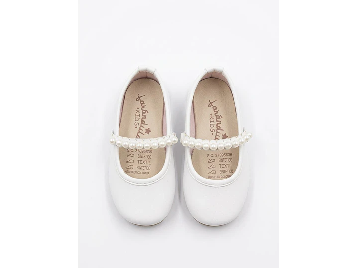 Baletas Blanco Perla  1