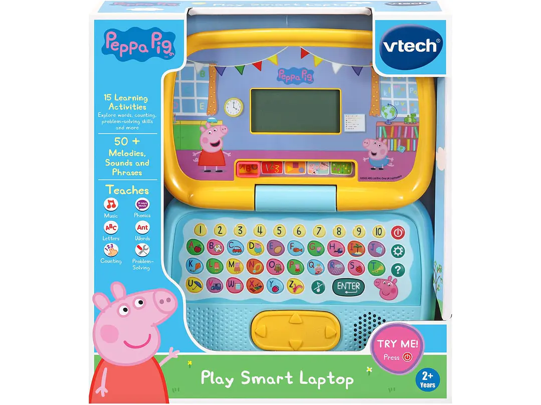  VTech Peppa Pig Laptop Inteligente de Juego Pepa Pig 1