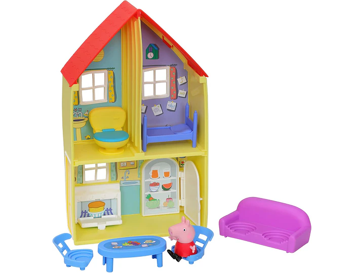  Peppa Pig – Juego de casa familiar de las aventuras de Peppa, incluye figura  1
