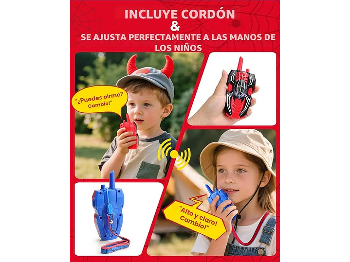 Walkie Talkies Spider Hero  5