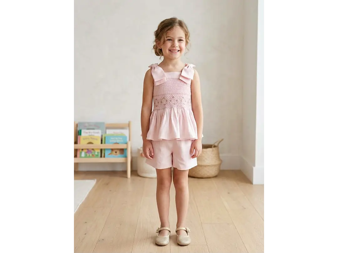 Set Lino Rosa 1