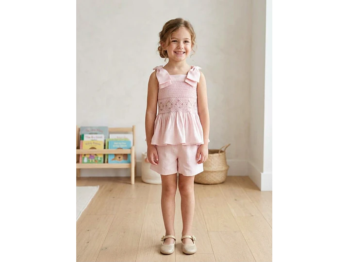Set Lino Rosa 1