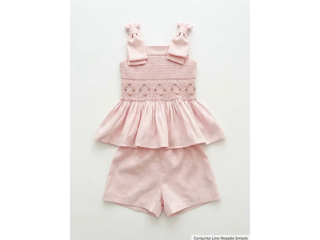 Set Lino Rosa 2