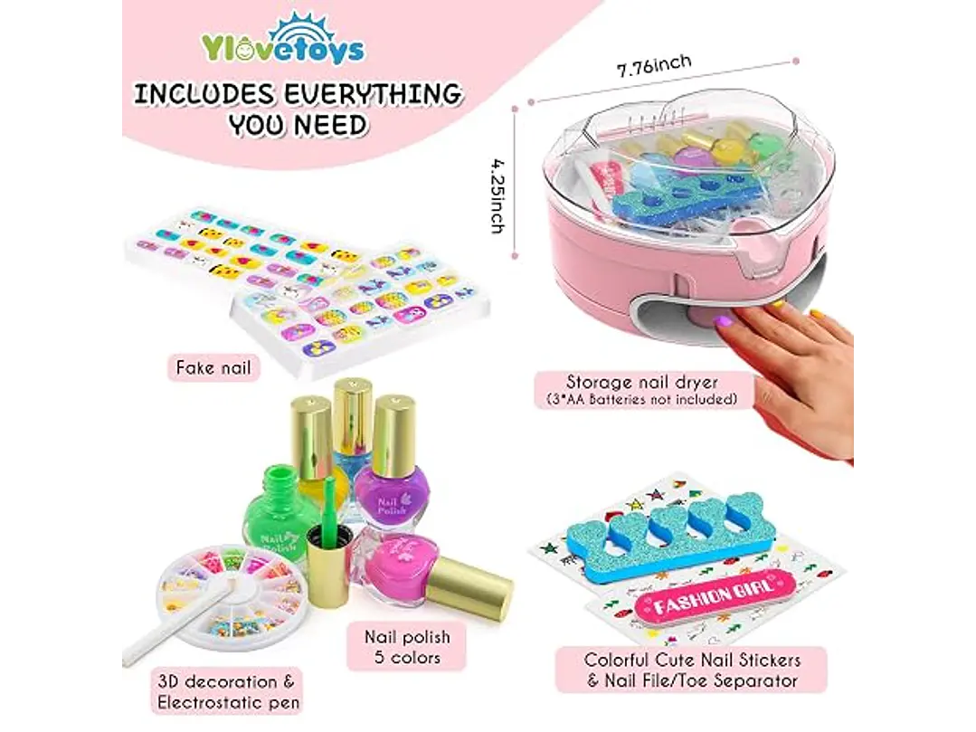 Juego De esmalte uñas Niñas 2