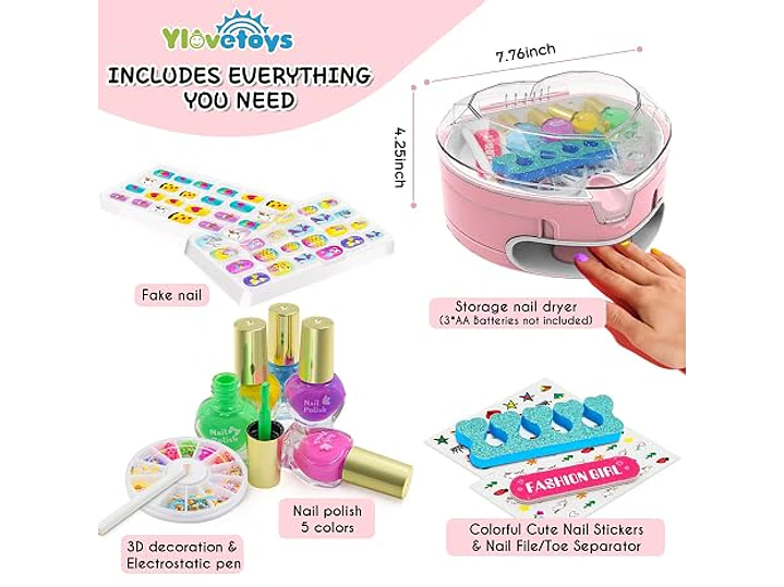 Juego De esmalte uñas Niñas 2