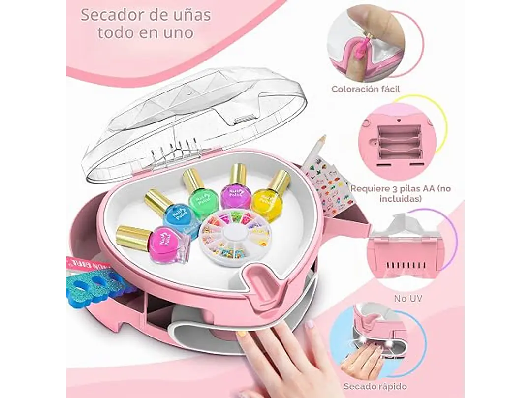 Juego De esmalte uñas Niñas 4