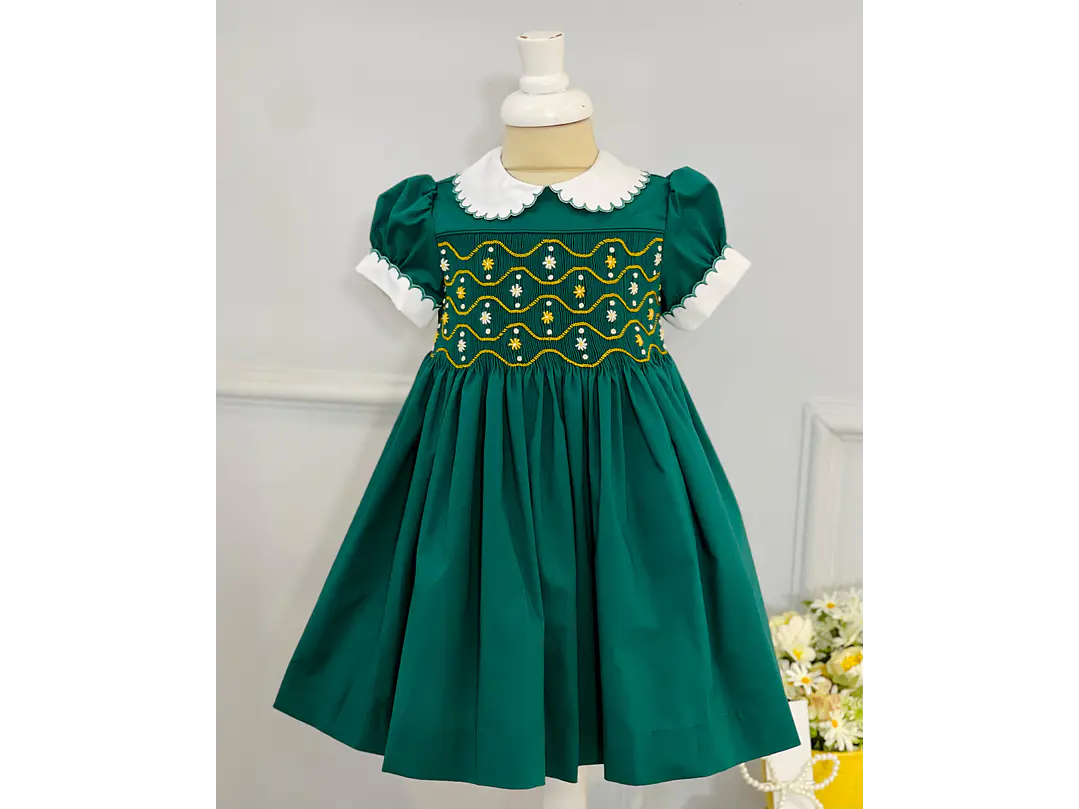 Vestido Farándula Verde  2